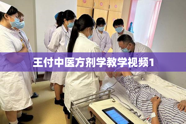 王付中医方剂学教学视频1