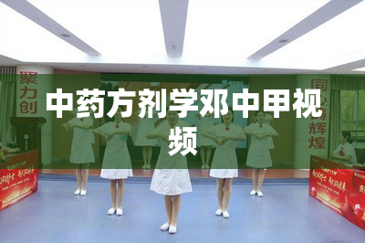 中药方剂学邓中甲视频