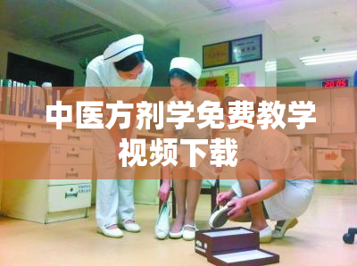 中医方剂学免费教学视频下载