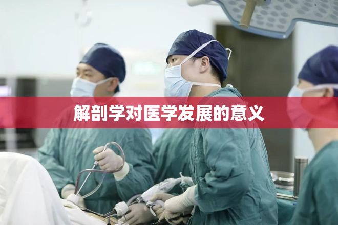 解剖学对医学发展的意义