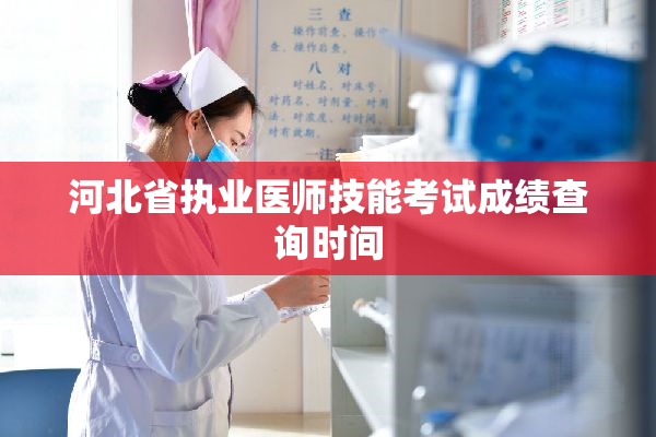 河北省执业医师技能考试成绩查询时间