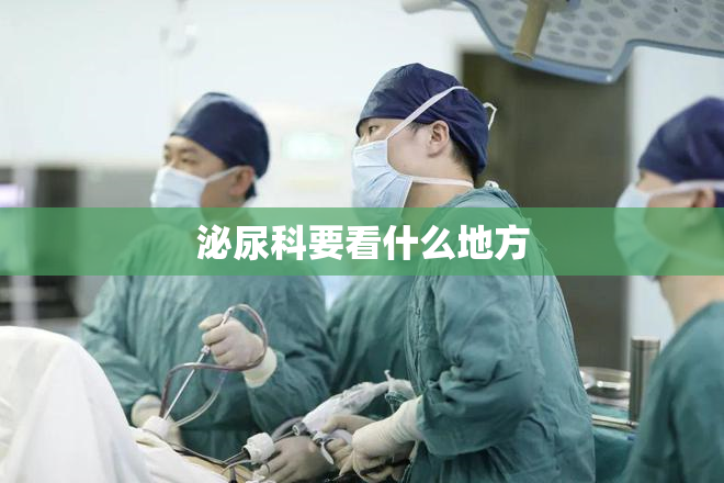 泌尿科要看什么地方