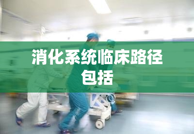 消化系统临床路径包括