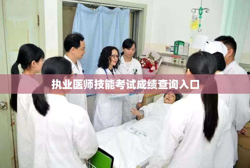 执业医师技能考试成绩查询入口