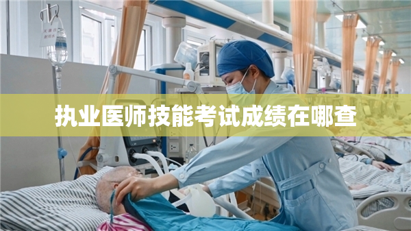 执业医师技能考试成绩在哪查