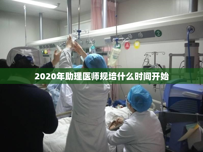 2020年助理医师规培什么时间开始