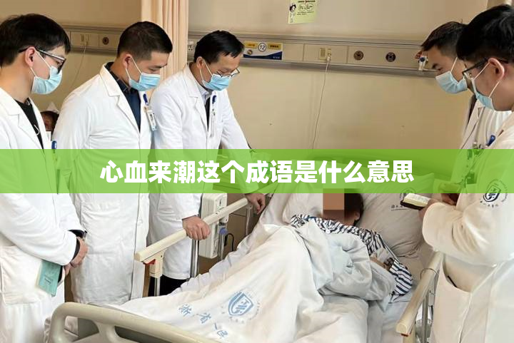 心血来潮这个成语是什么意思